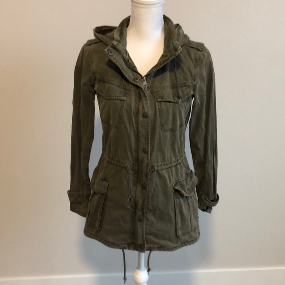 Military Green Coat by BNCI by blanc noir - Picture 2 of 4